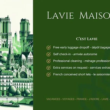 Lavie Maison Marais Jacuzzi & Chic Paris Getaway Apartmán *